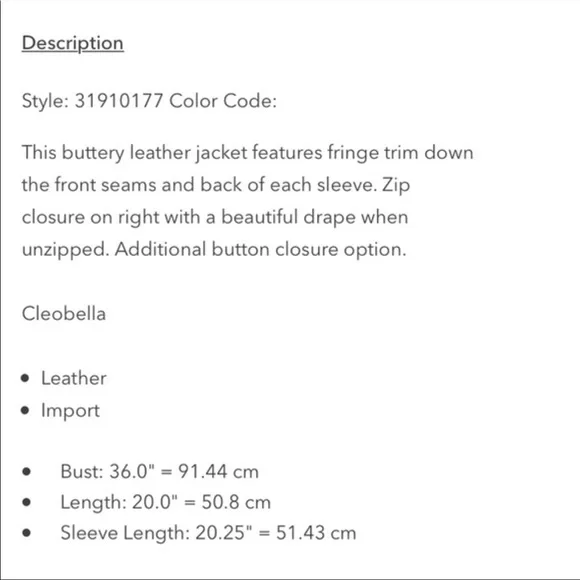 Cleobella Everly Leather Fringe Jacket - Picture 7 of 9